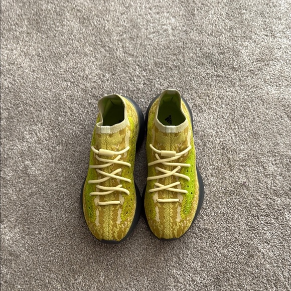 Adidas Yeezy Boost 350 V2 Lime Green Sneakers - Picture 2 of 11